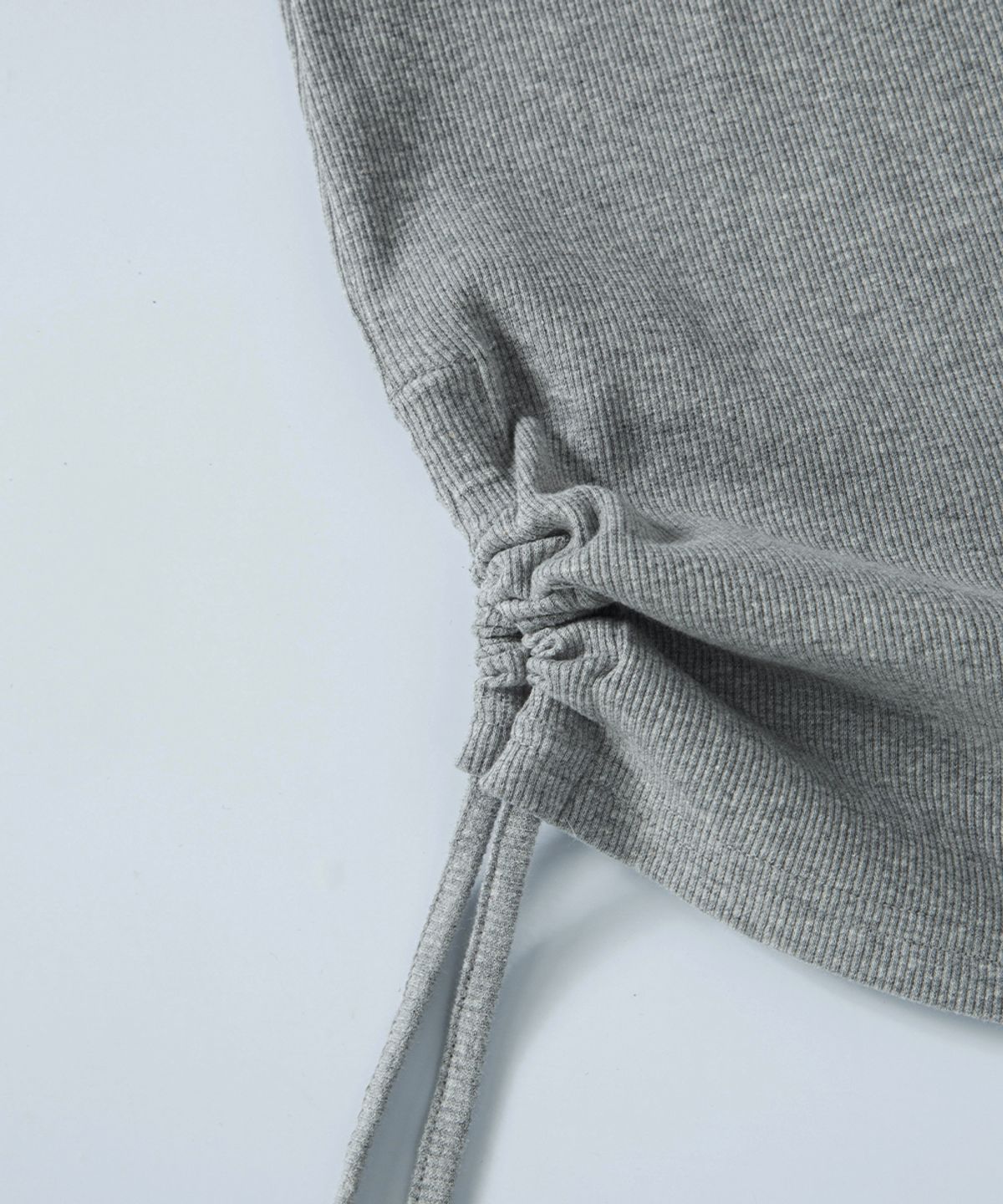 애즈온(ASON) LAYER SHIRRING DRESS / GRAY