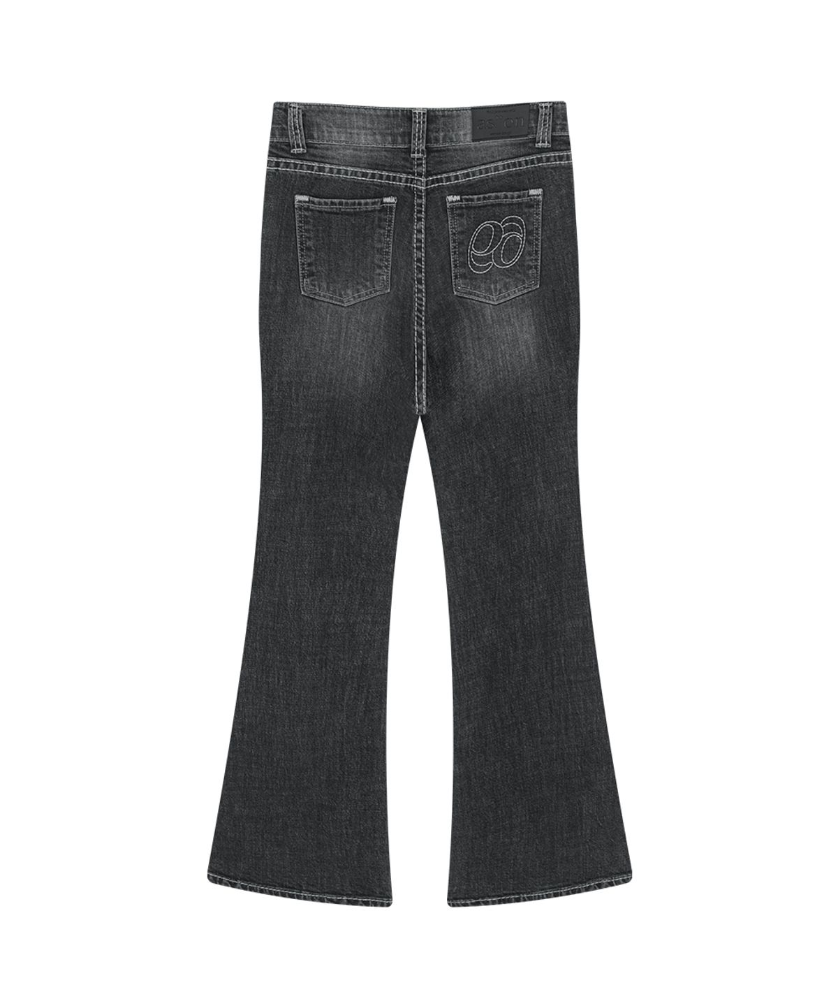 애즈온(ASON) LOE BOOTCUT PANTS / WASHED BLACK