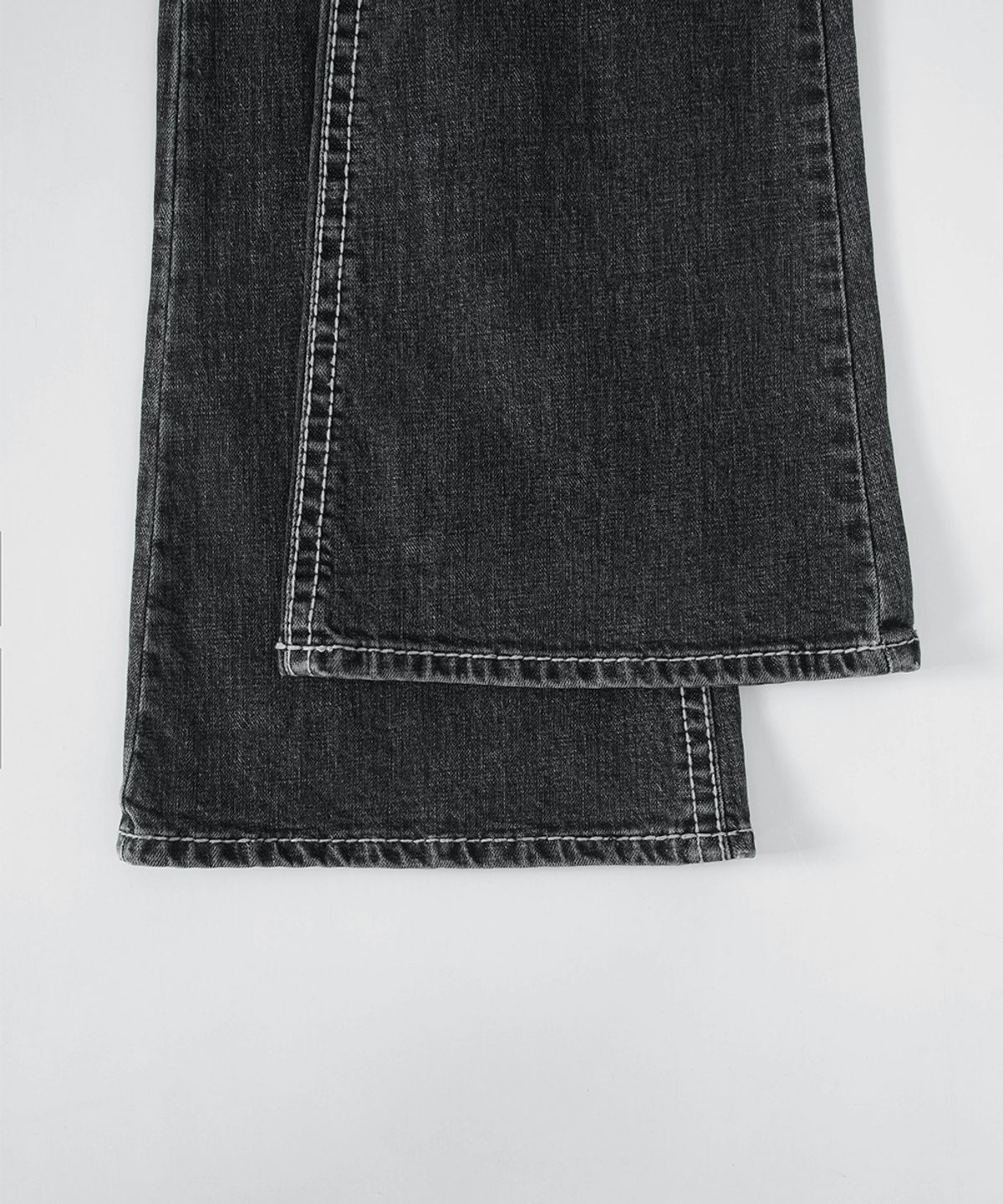 애즈온(ASON) LOE BOOTCUT PANTS / WASHED BLACK