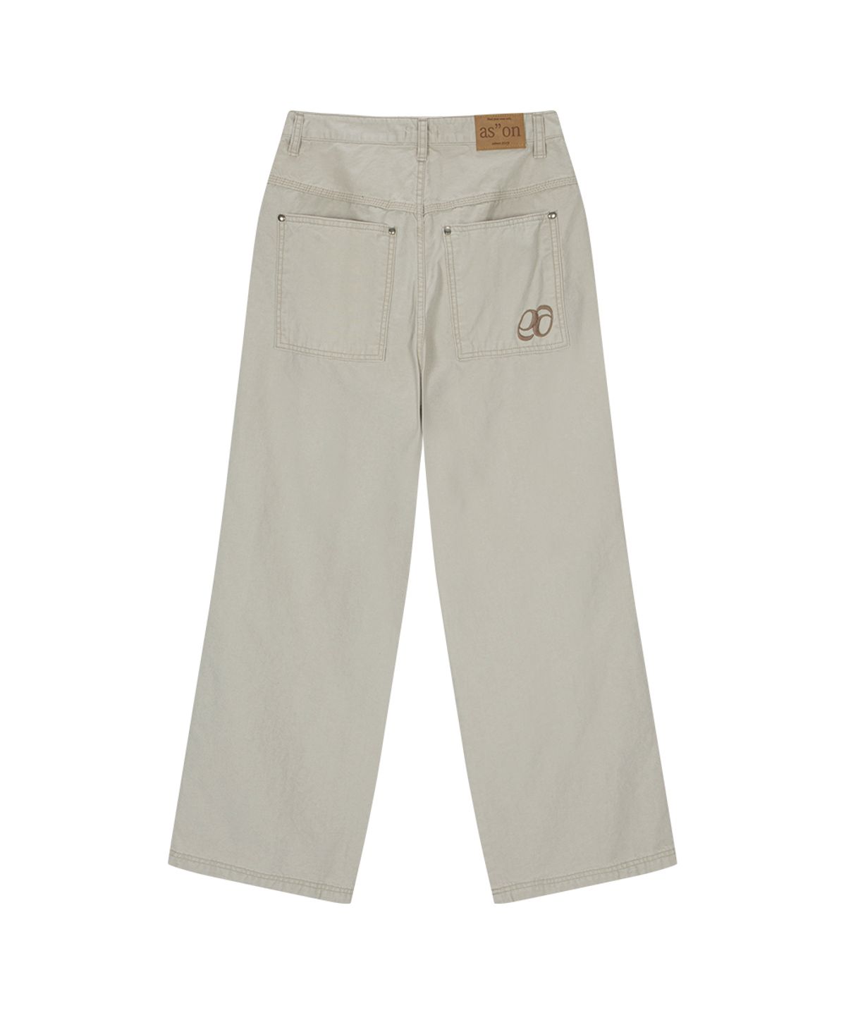 애즈온(ASON) NELL PARACHUTE PANTS / LIGHT BEIGE