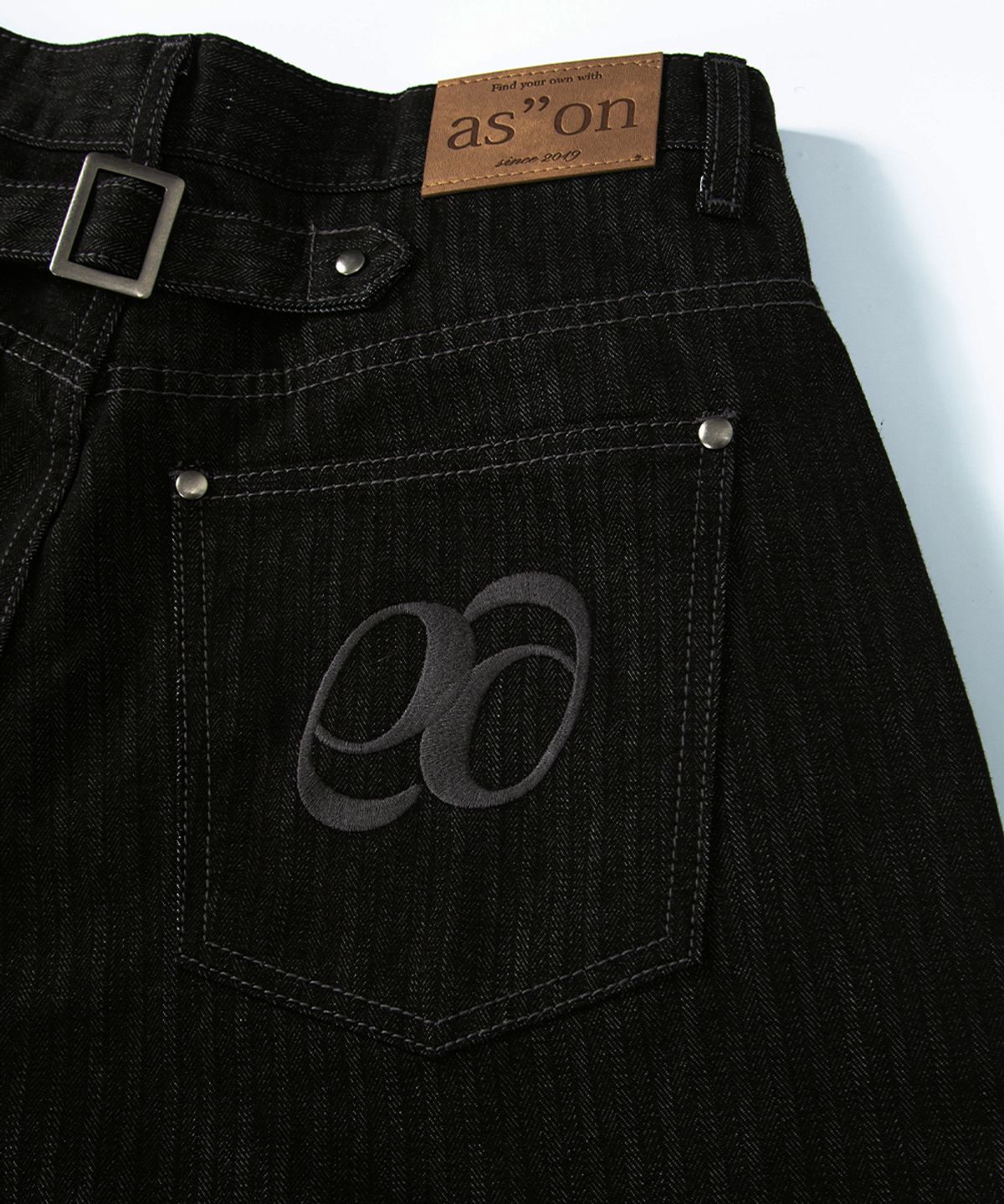 애즈온(ASON) GRAIN TWILL PANTS