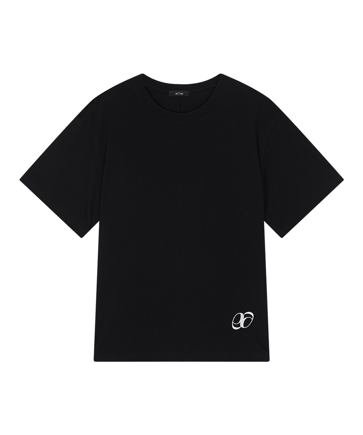 애즈온(ASON) STANDARD BOXY TEE / BLACK