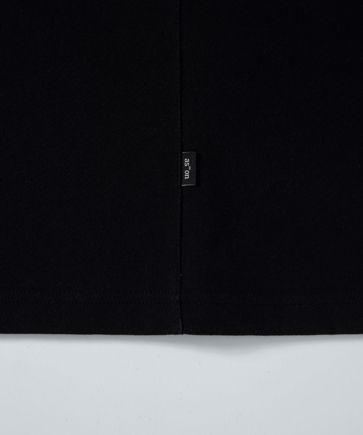 애즈온(ASON) STANDARD BOXY TEE / BLACK