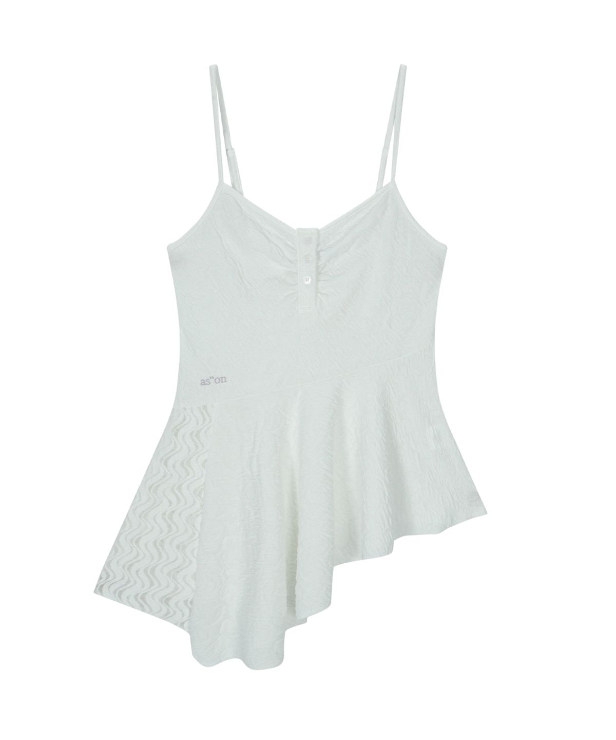 애즈온(ASON) PETAL SLEEVELESS / WHITE