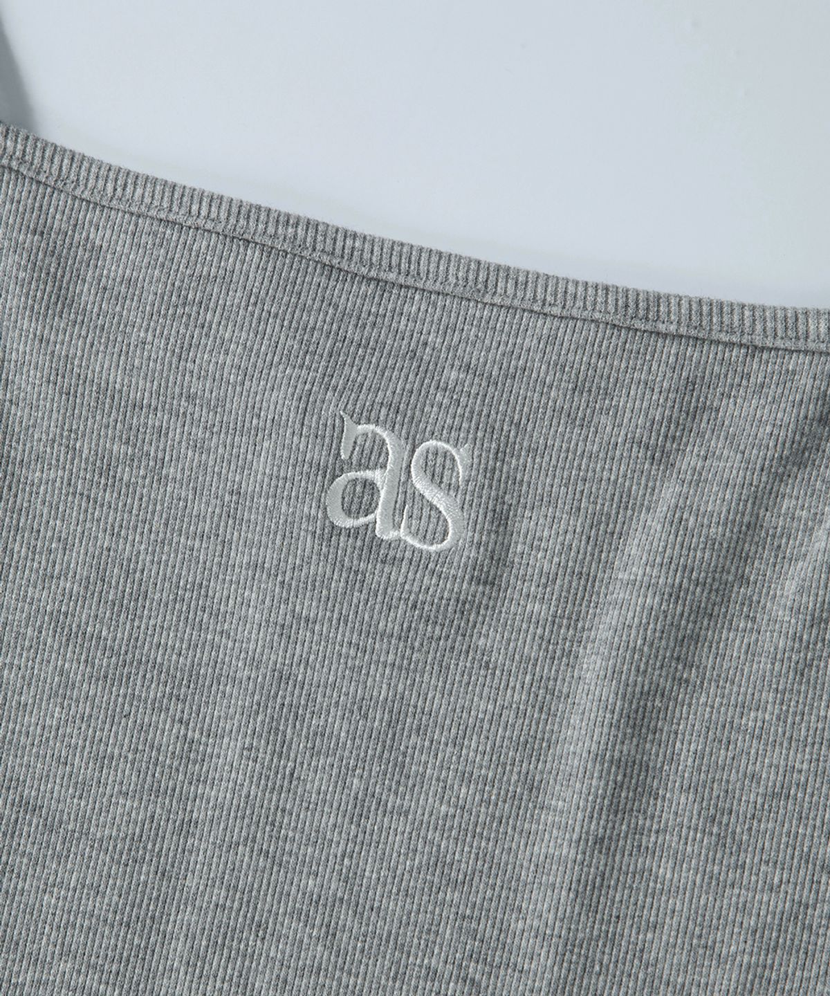 애즈온(ASON) LAYER SHIRRING SLEEVELESS / GRAY