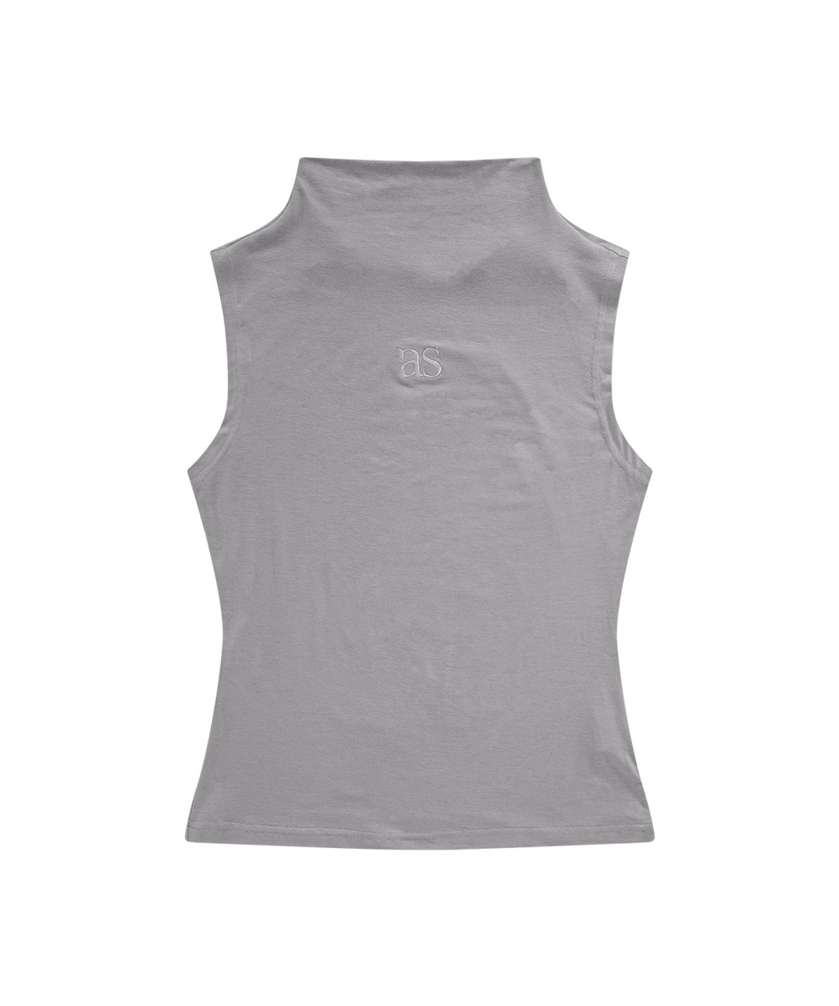애즈온(ASON) HUSH HIGH-NECK SLEEVELESS / DUSTY