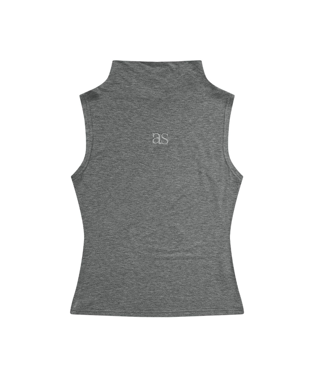 애즈온(ASON) HUSH HIGH-NECK SLEEVELESS / GRAY