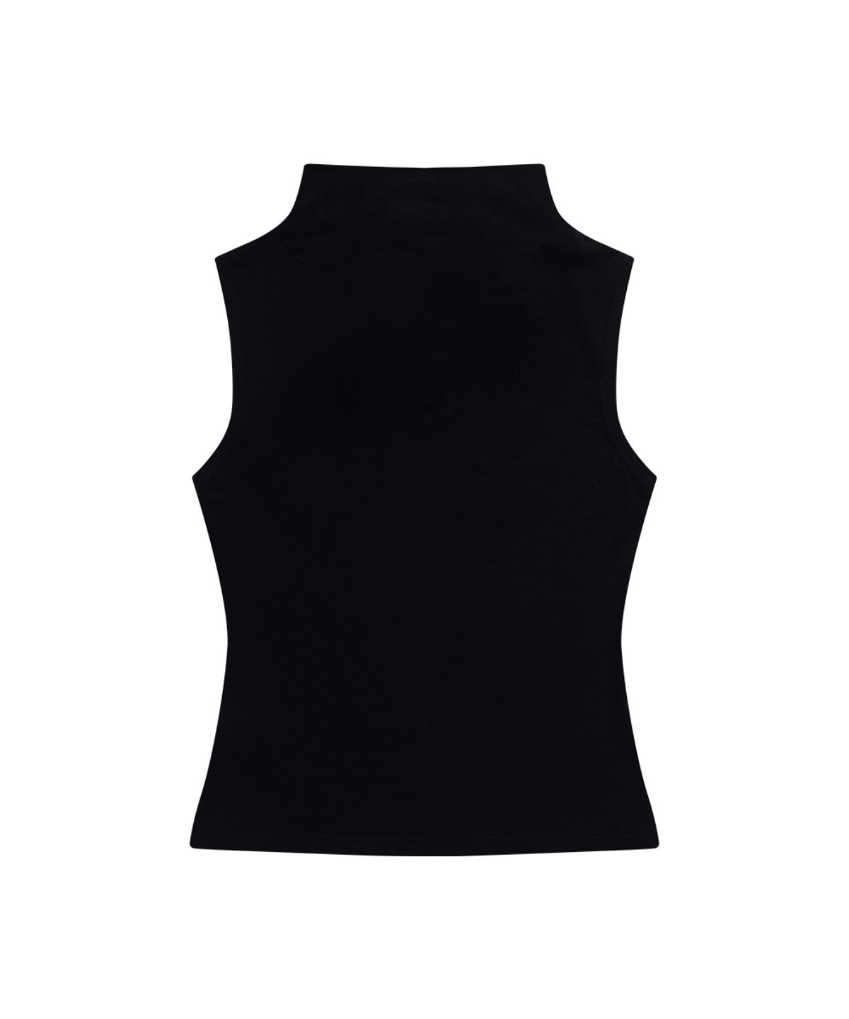 애즈온(ASON) HUSH HIGH-NECK SLEEVELESS / BLACK