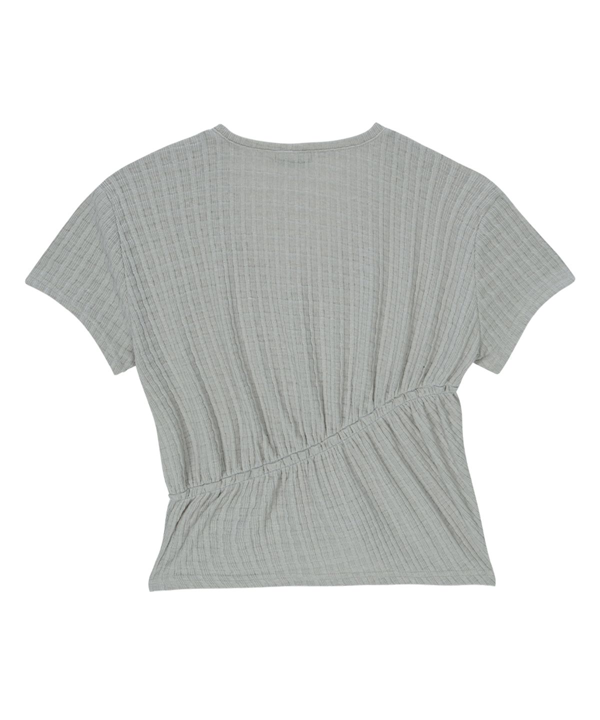 애즈온(ASON) SOFT SHIRRING TEE / GRAY
