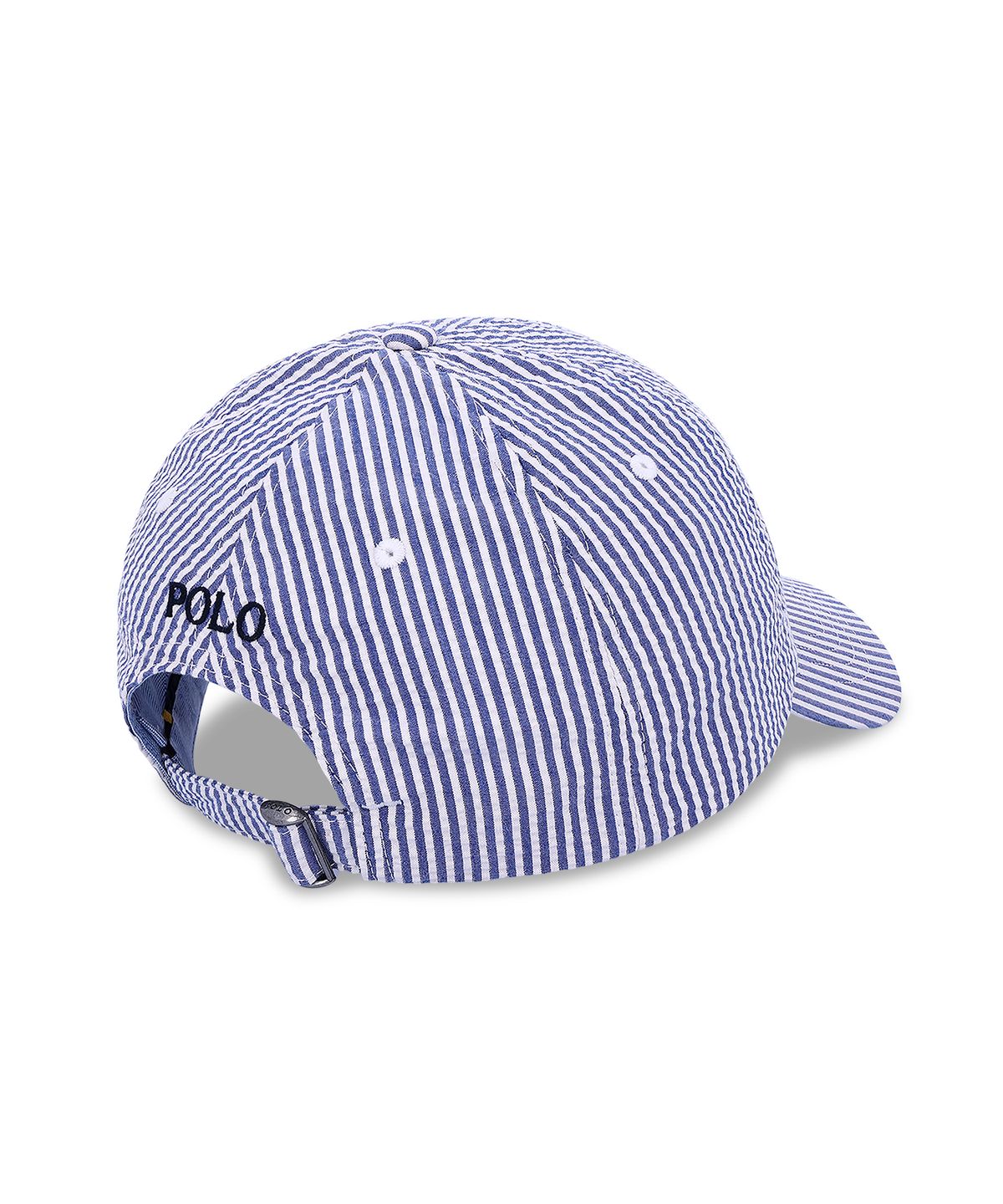 폴로 랄프 로렌(POLO RALPH LAUREN) 시어서커 볼 캡-블루