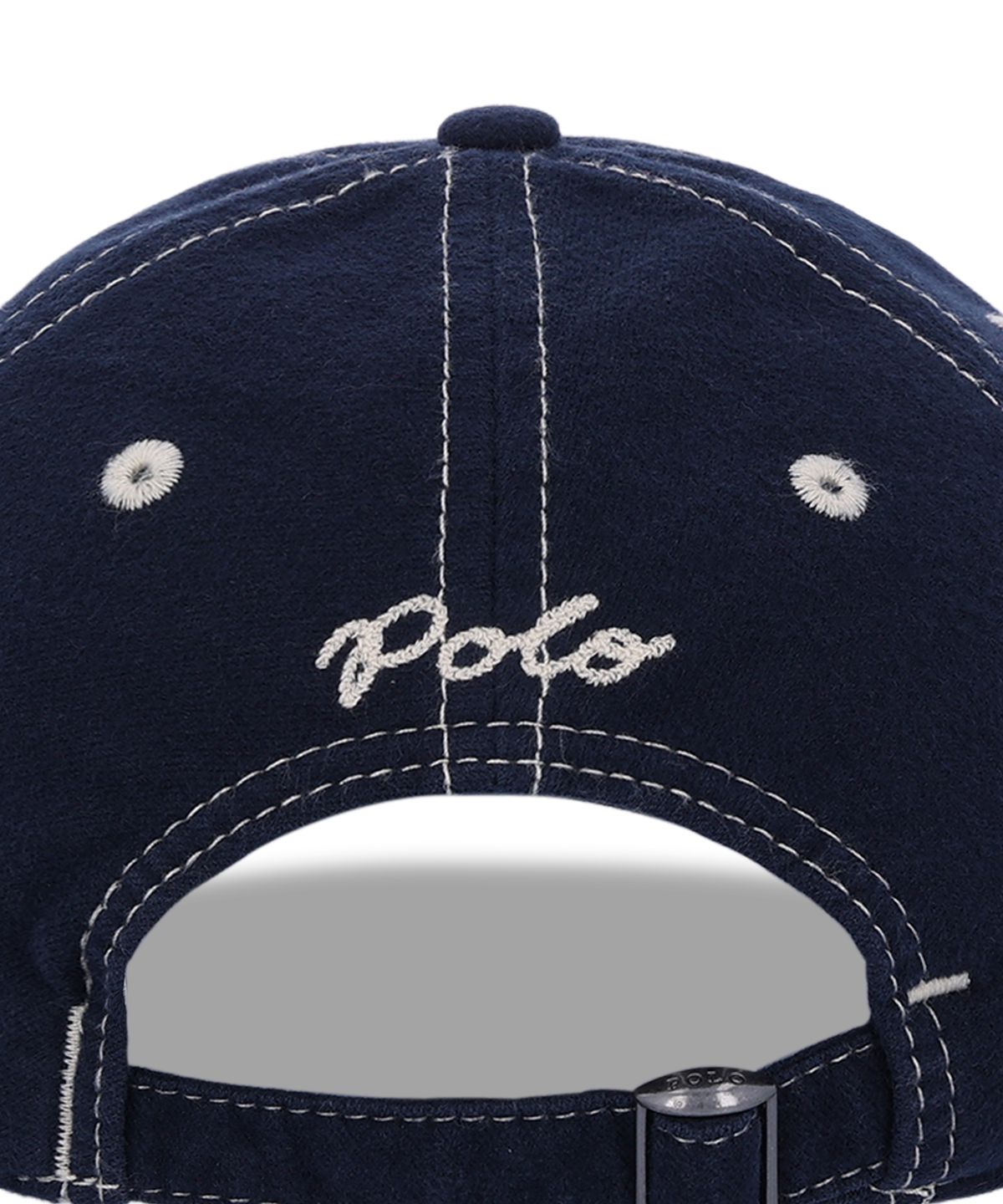폴로 랄프 로렌(POLO RALPH LAUREN) 브러시 샤모아 볼 캡-네이비