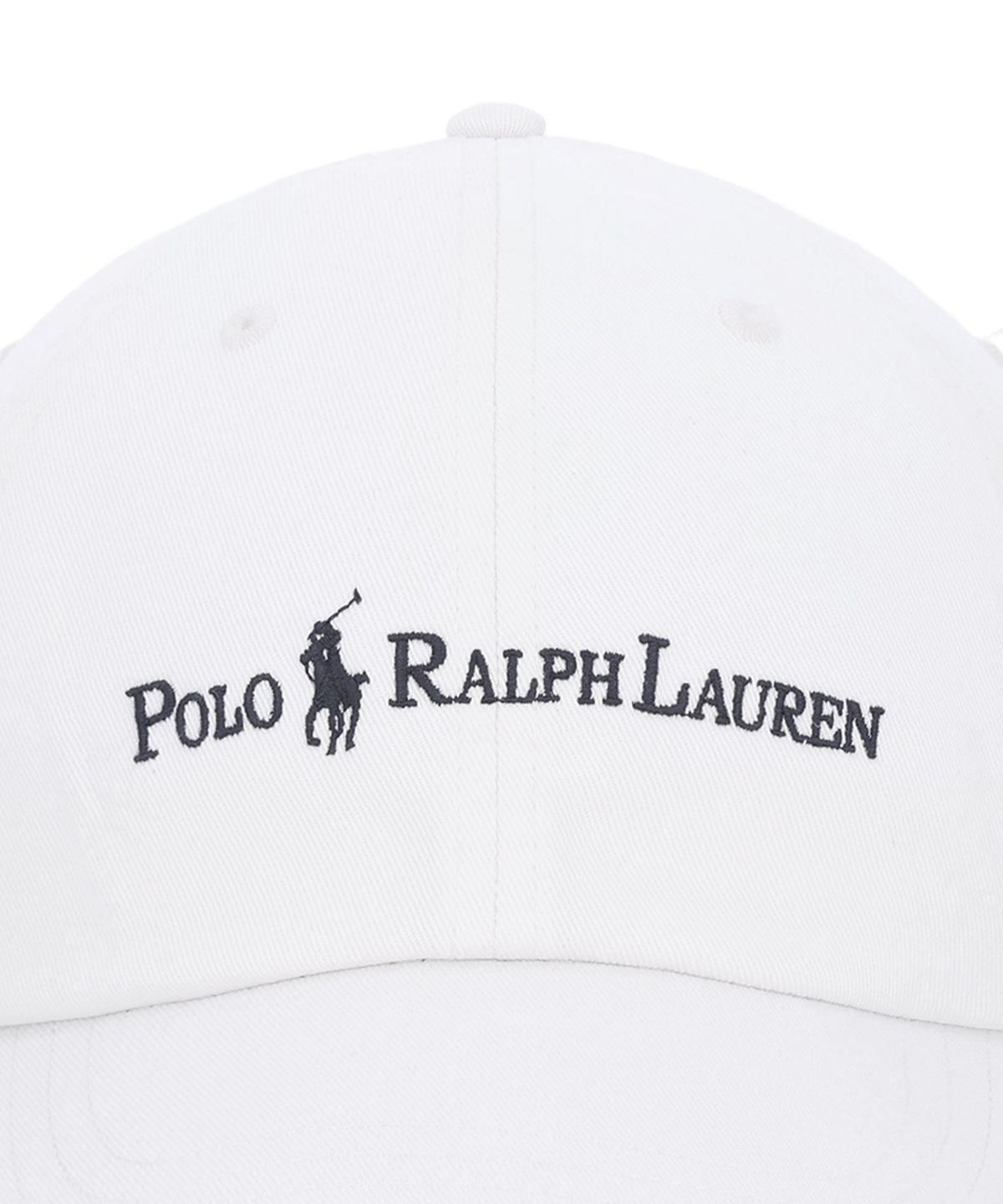 폴로 랄프 로렌(POLO RALPH LAUREN) 코튼 트윌 볼 캡-화이트