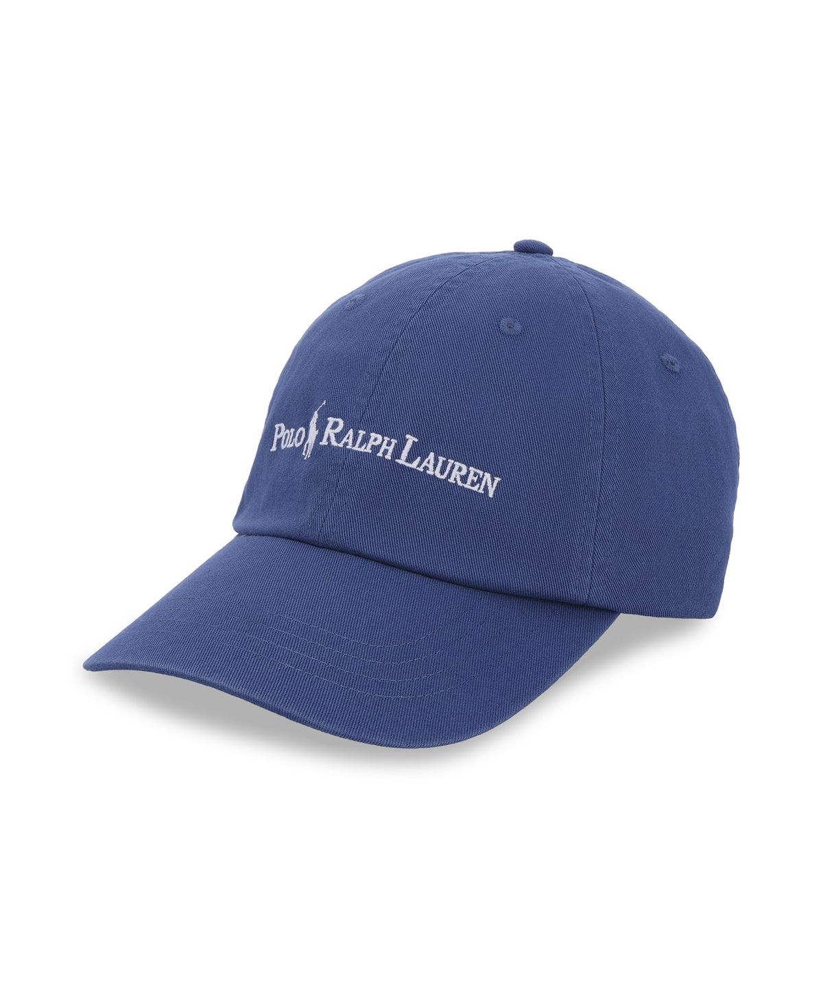 폴로 랄프 로렌(POLO RALPH LAUREN) 코튼 트윌 볼 캡-블루