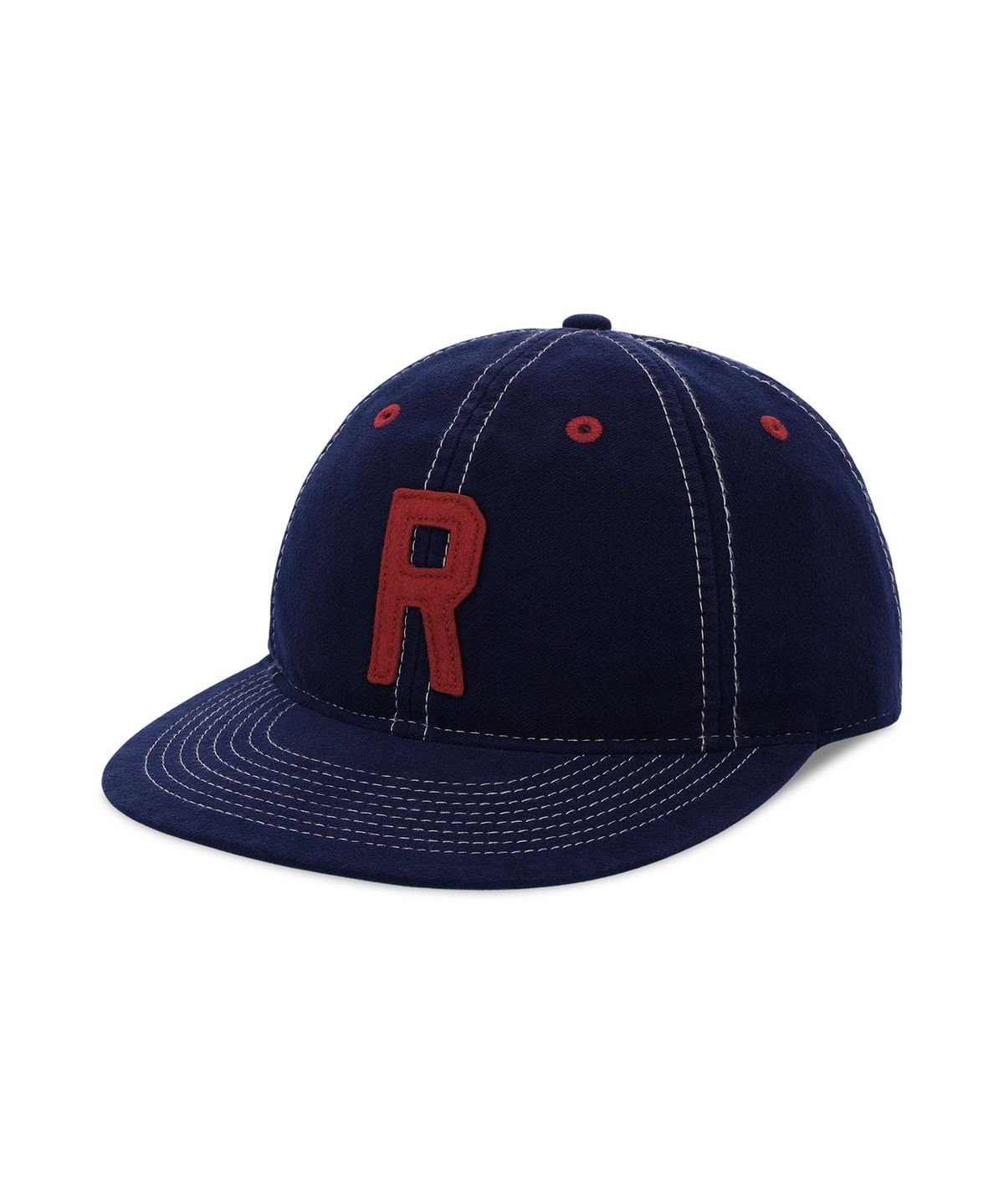 폴로 랄프 로렌(POLO RALPH LAUREN) 샤모아 레더 볼 캡-네이비