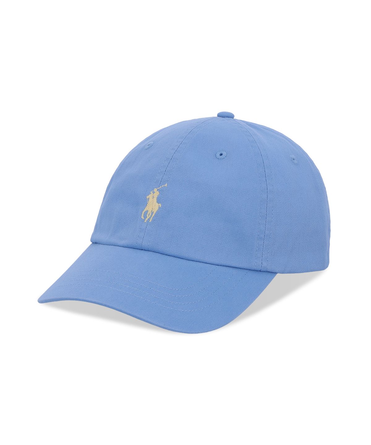 폴로 랄프 로렌(POLO RALPH LAUREN) 코튼 치노 볼 캡-미디움 블루
