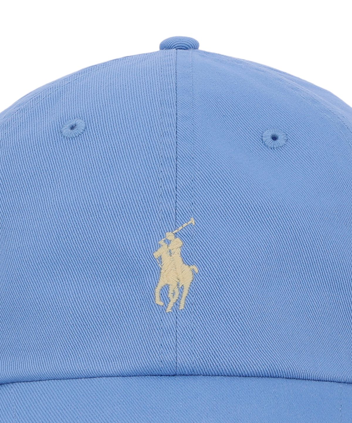 폴로 랄프 로렌(POLO RALPH LAUREN) 코튼 치노 볼 캡-미디움 블루