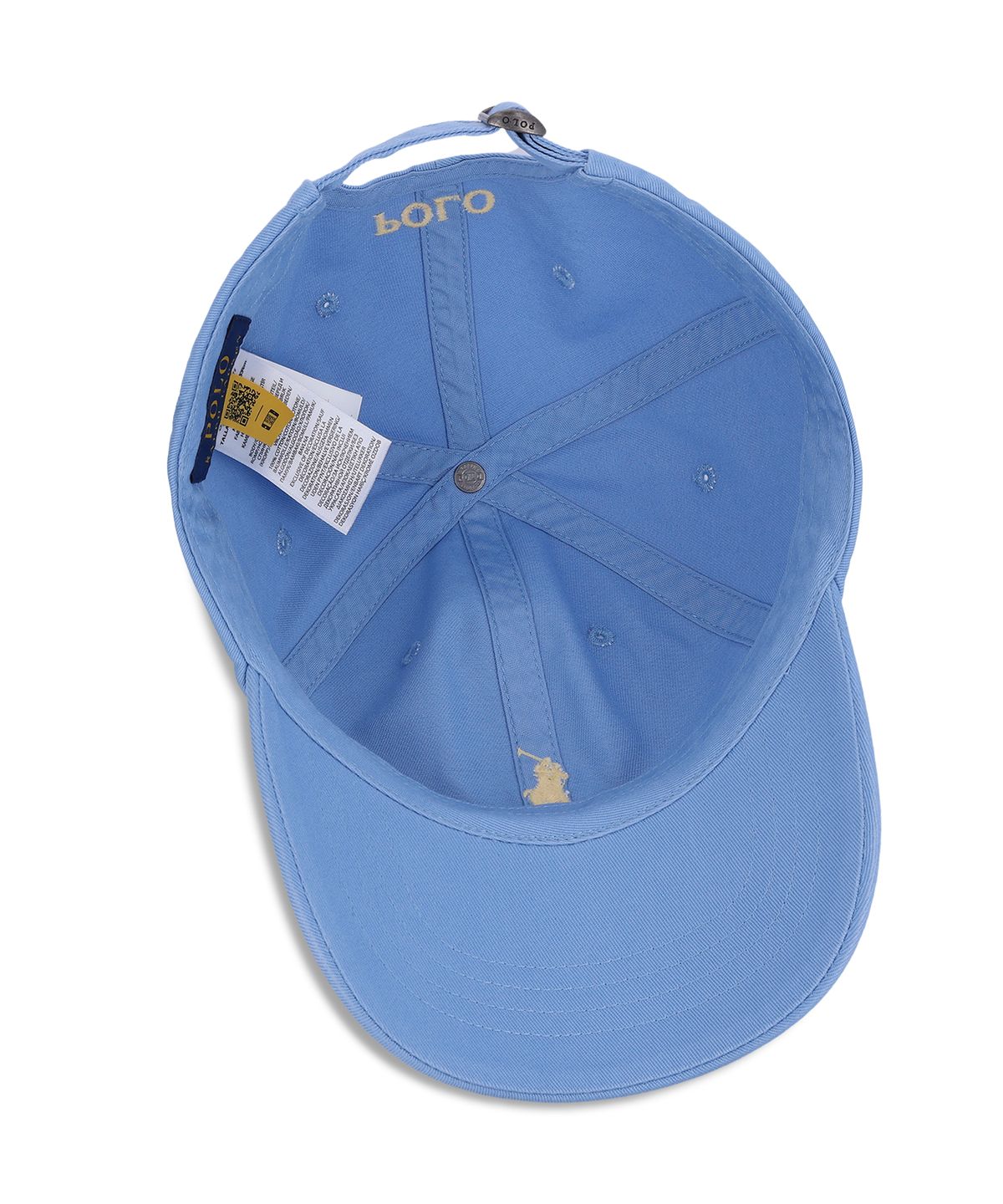 폴로 랄프 로렌(POLO RALPH LAUREN) 코튼 치노 볼 캡-미디움 블루