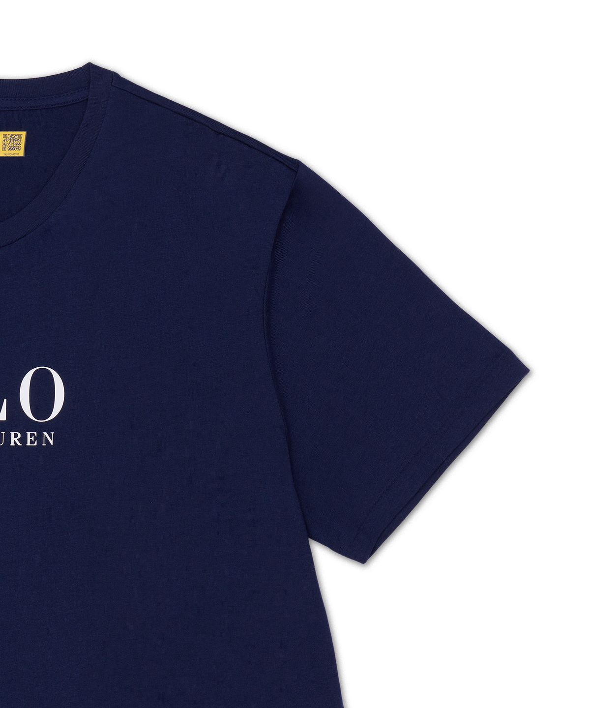 폴로 랄프 로렌(POLO RALPH LAUREN) 로고 코튼 저지 슬립 셔츠-네이비