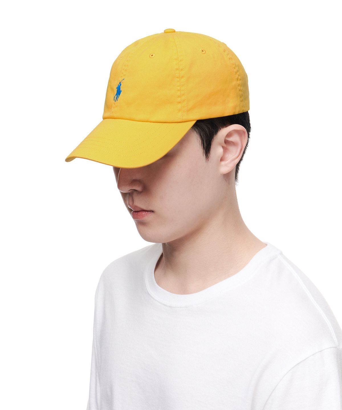 폴로 랄프 로렌(POLO RALPH LAUREN) 코튼 치노 베이스볼 캡-옐로우