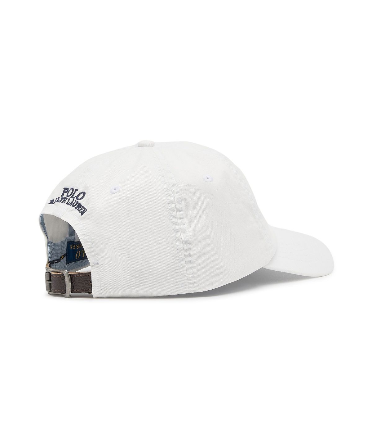폴로 랄프 로렌(POLO RALPH LAUREN) 스트레치 코튼 트윌 볼 캡-화이트