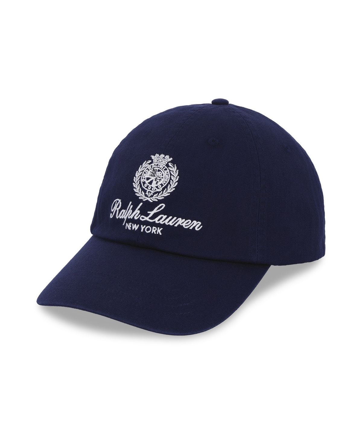 폴로 랄프 로렌(POLO RALPH LAUREN) 크레스트 임브로이더 트윌 볼 캡-네이비