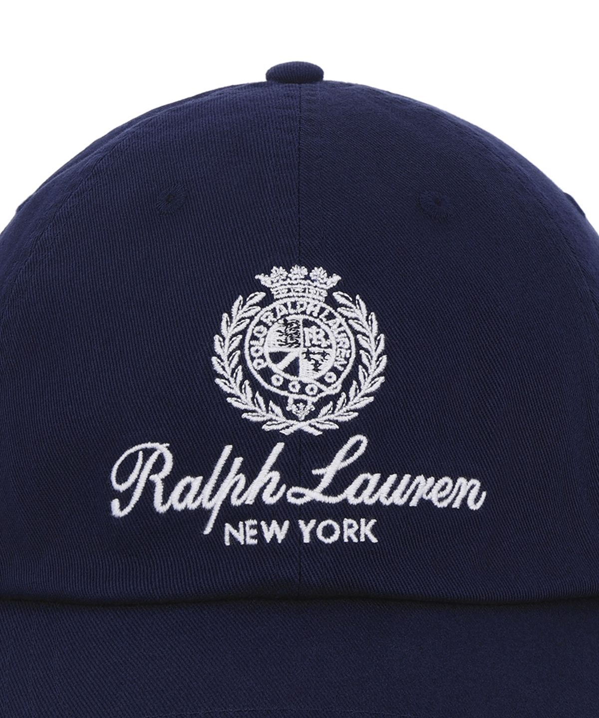 폴로 랄프 로렌(POLO RALPH LAUREN) 크레스트 임브로이더 트윌 볼 캡-네이비