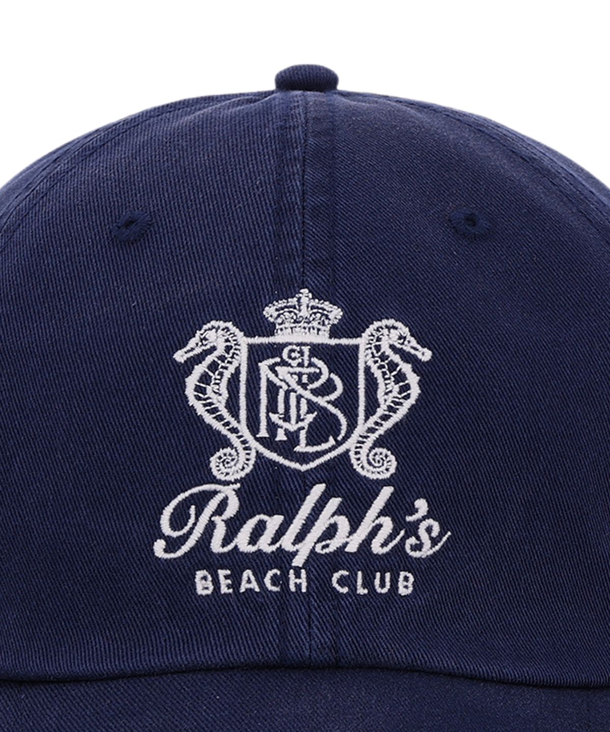 폴로 랄프 로렌(POLO RALPH LAUREN) 랄프스 비치 클럽 트윌 볼 캡-네이비