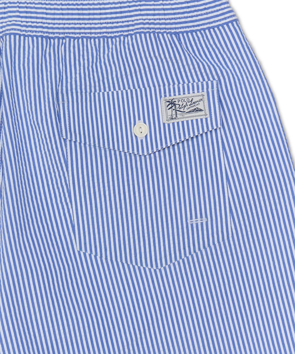 폴로 랄프 로렌(POLO RALPH LAUREN) 14.6cm 트래블러 클래식 스윔 트렁크-블루