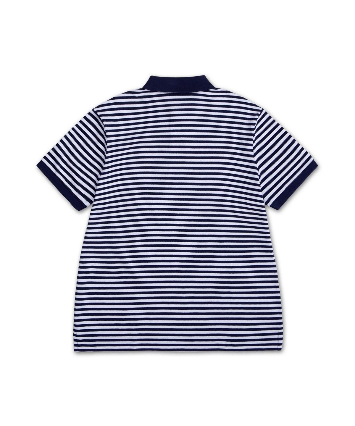 폴로 랄프 로렌(POLO RALPH LAUREN) 커스텀 슬림핏 스트라이프 메시 폴로 셔츠-네이비