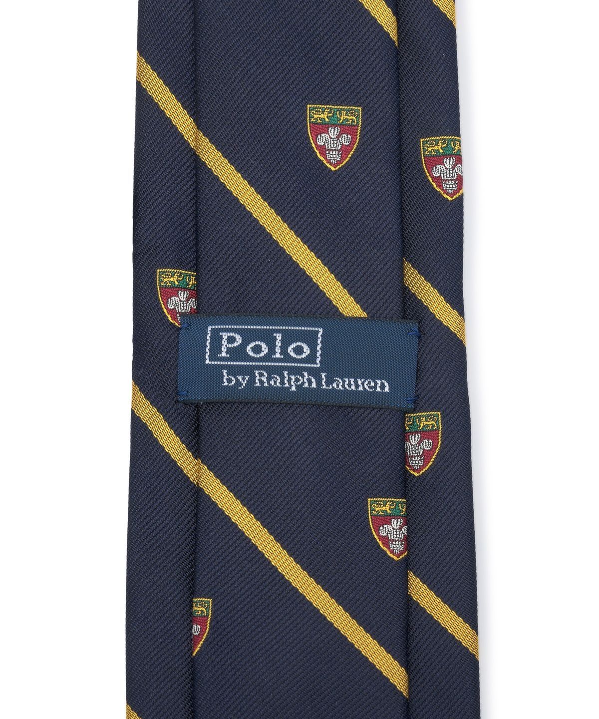 폴로 랄프 로렌(POLO RALPH LAUREN) 스트라이프 실크 클럽 타이-네이비