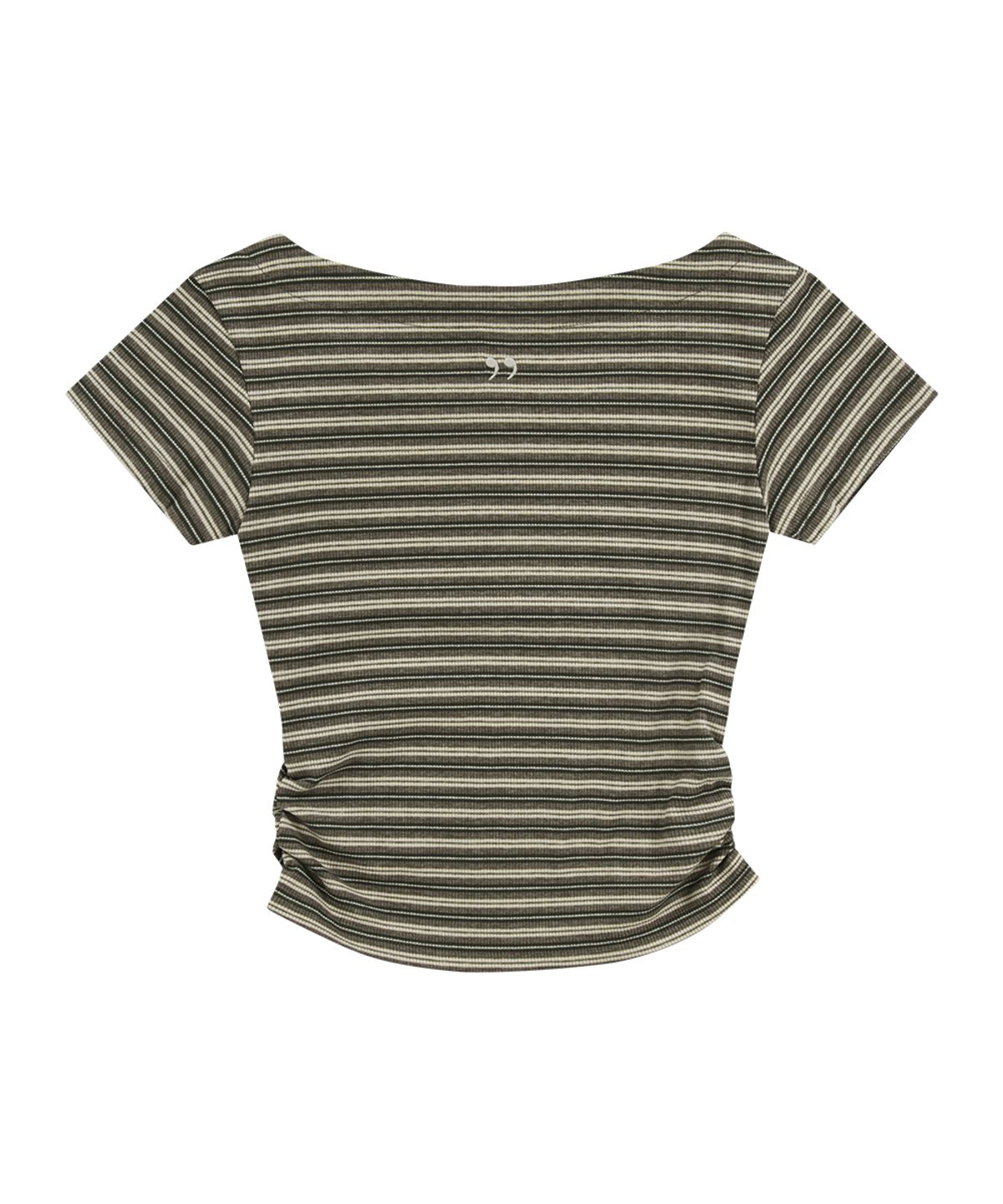 애즈온(ASON) RAIL STRIPE TEE / BROWN