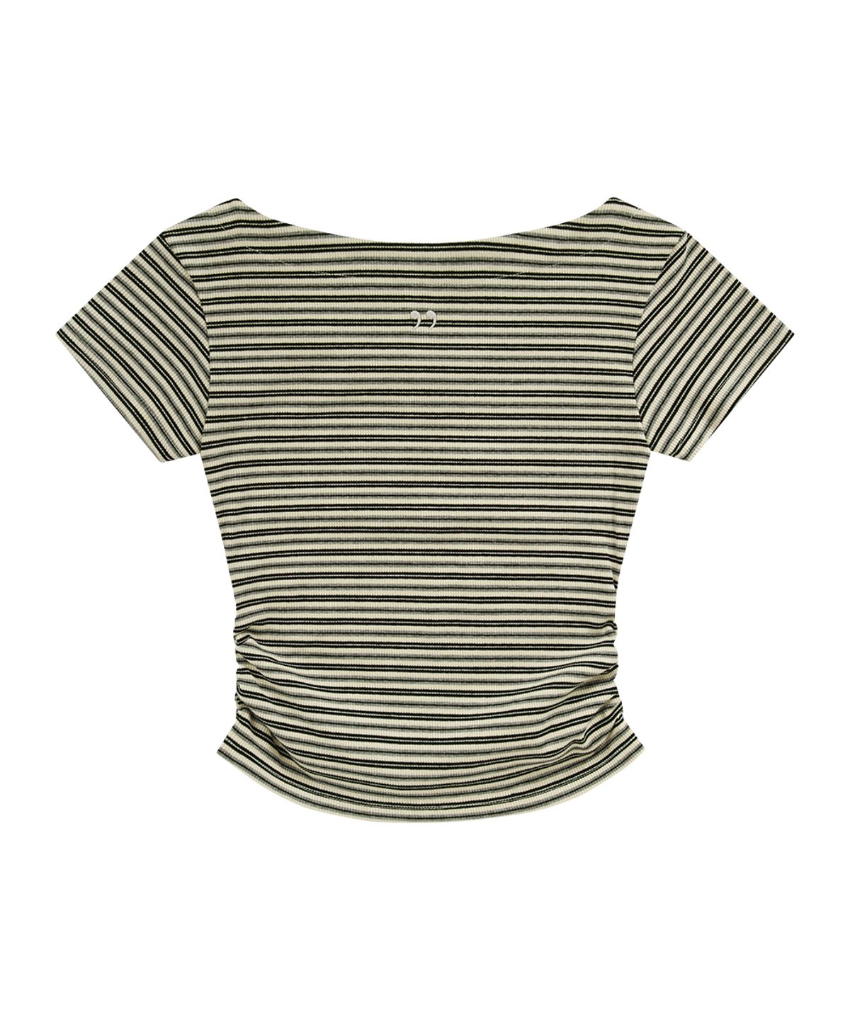 애즈온(ASON) RAIL STRIPE TEE / IVORY