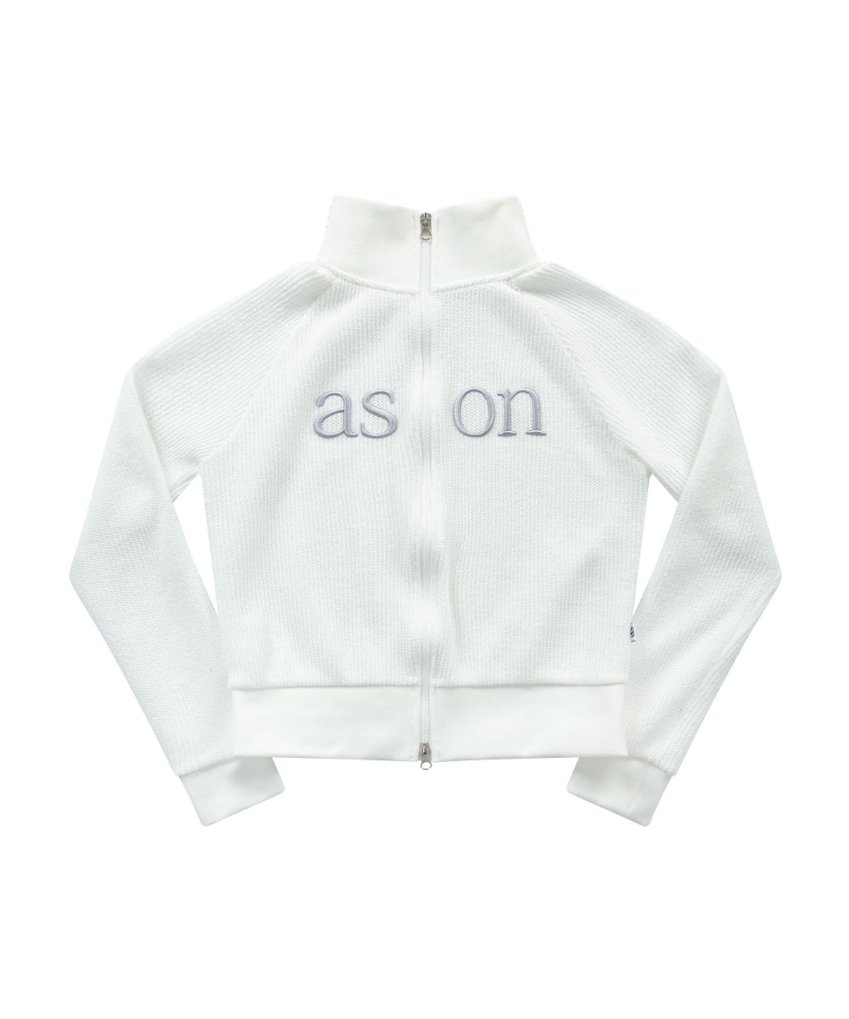 애즈온(ASON) SOI ZIP-UP / WHITE (SUMMER VER.)