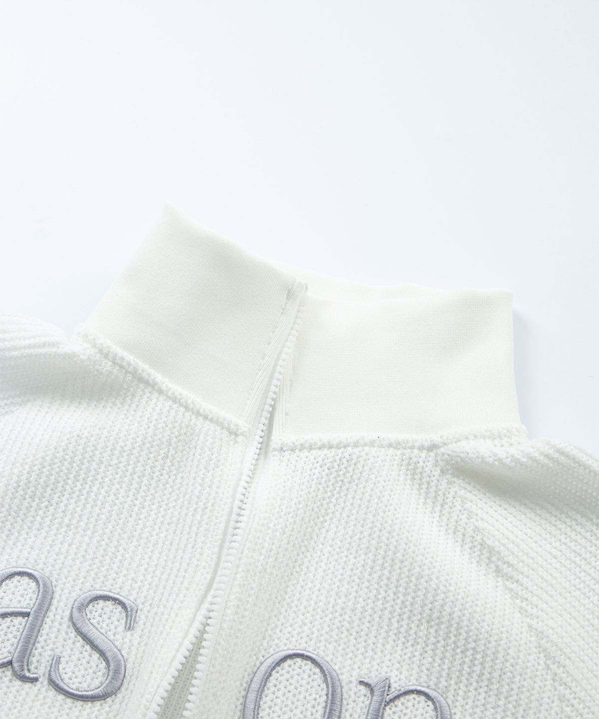 애즈온(ASON) SOI ZIP-UP / WHITE (SUMMER VER.)