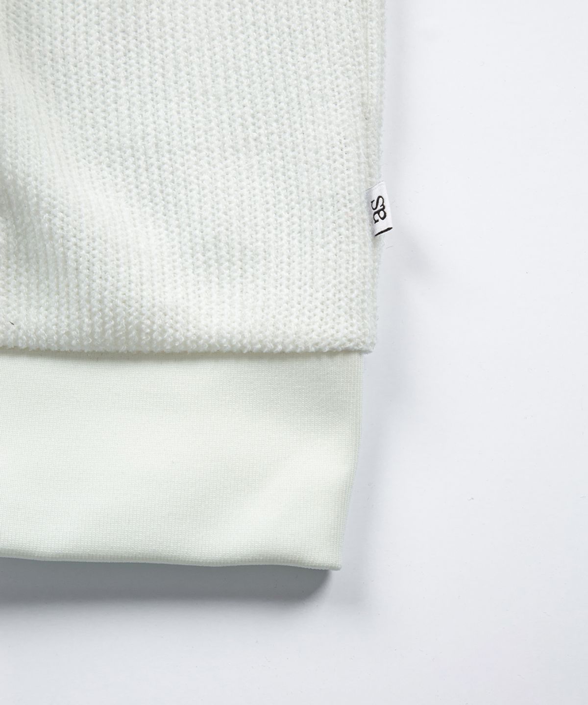 애즈온(ASON) SOI ZIP-UP / WHITE (SUMMER VER.)