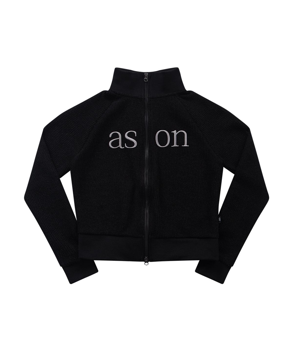 애즈온(ASON) SOI ZIP-UP / BLACK (SUMMER VER.)