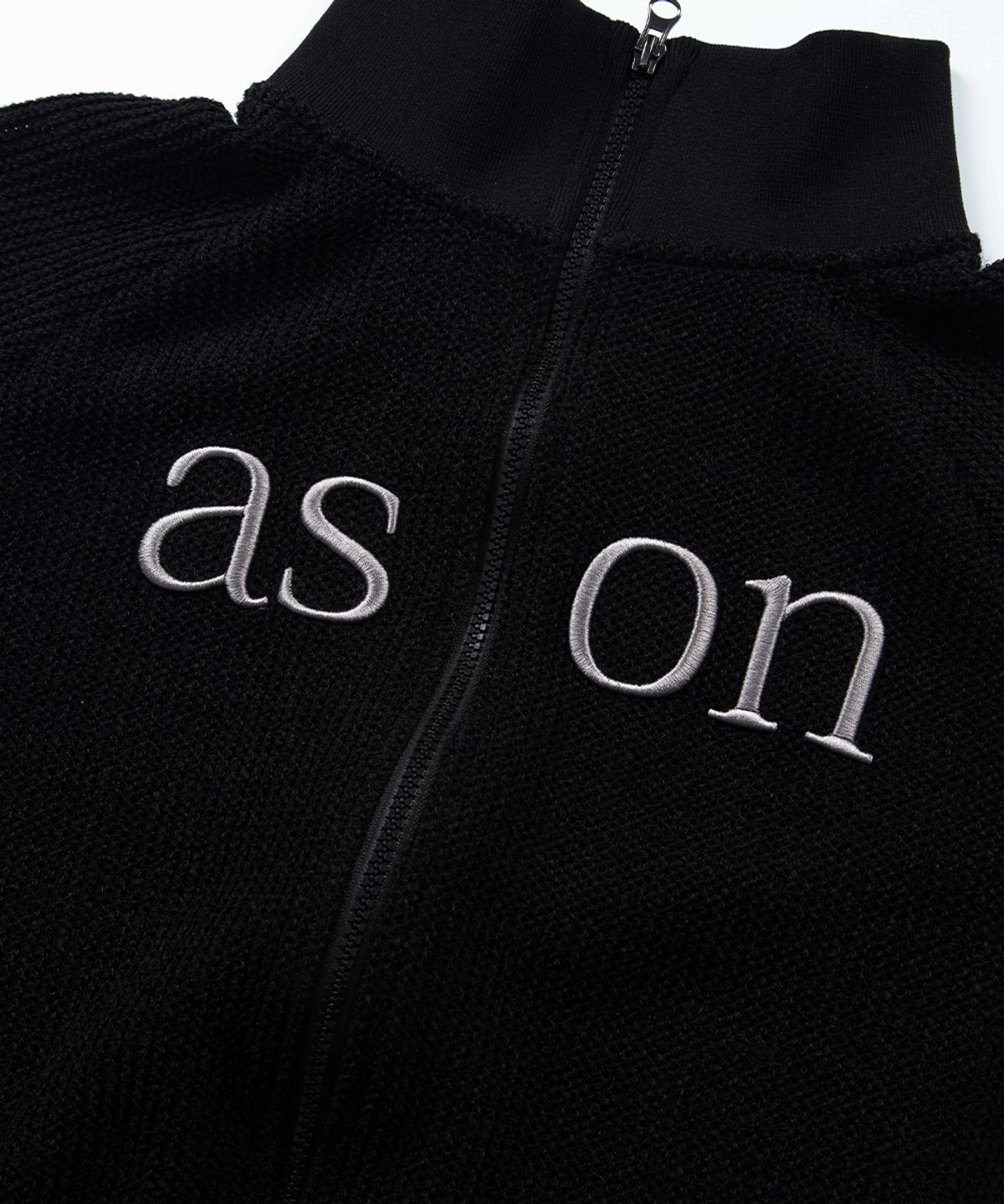 애즈온(ASON) SOI ZIP-UP / BLACK (SUMMER VER.)