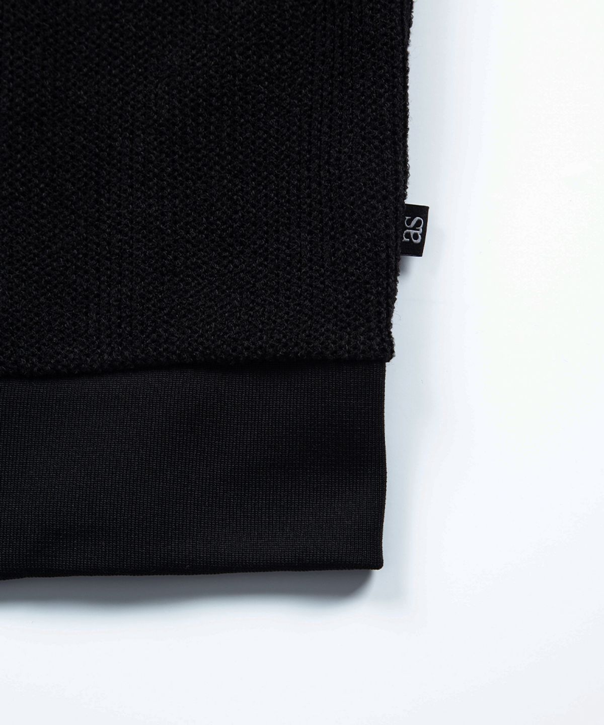 애즈온(ASON) SOI ZIP-UP / BLACK (SUMMER VER.)