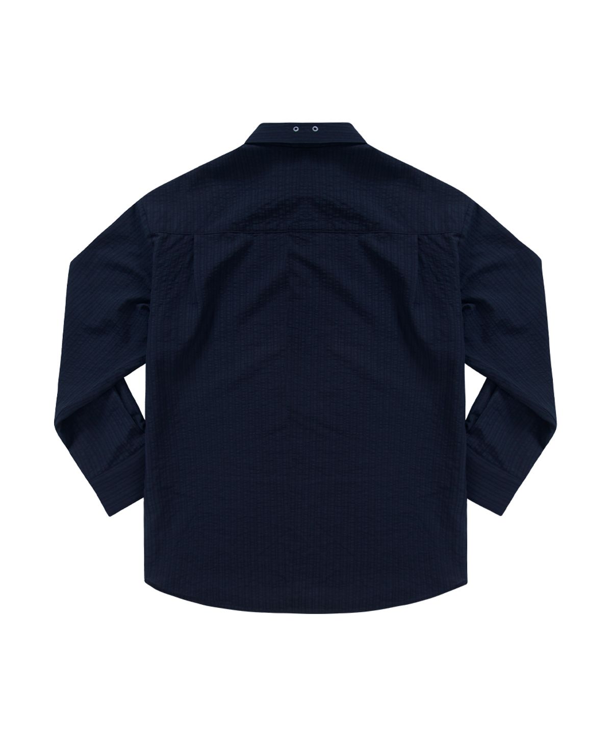 애즈온(ASON) LAVE STRIPE SHIRT / NAVY