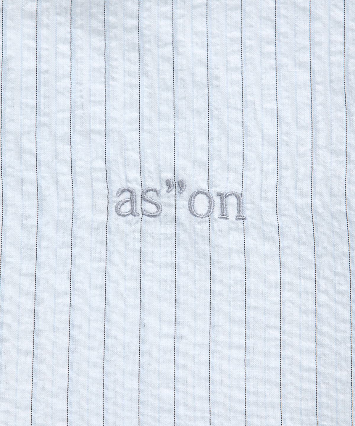 애즈온(ASON) LAVE STRIPE SHIRT / LIGHT BLUE