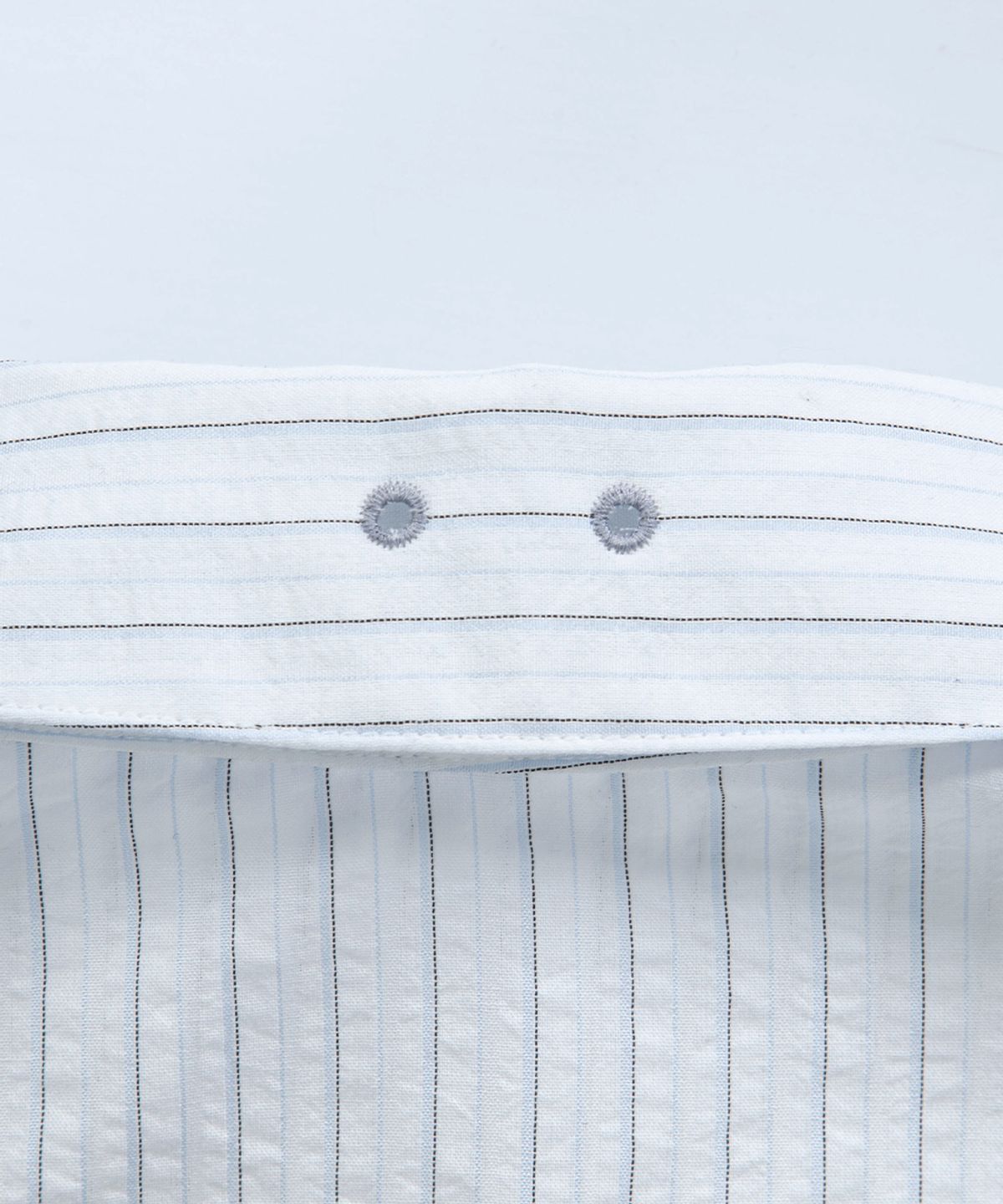 애즈온(ASON) LAVE STRIPE SHIRT / LIGHT BLUE