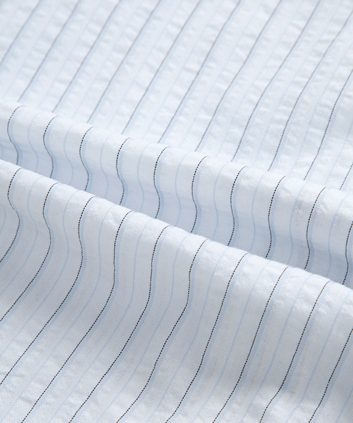 애즈온(ASON) LAVE STRIPE SHIRT / LIGHT BLUE