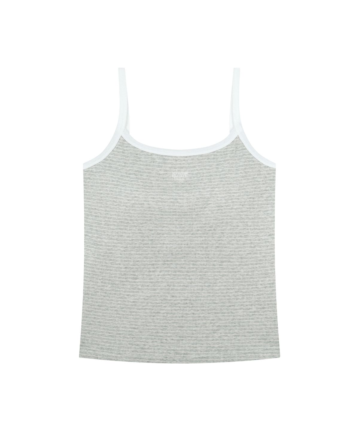 마리떼 프랑소와 저버(MARITHÉ + FRANҪOIS GIRBAUD) UNDERWEAR W CLASSIC LOGO RINGER CAMI BRA TOP heather gray