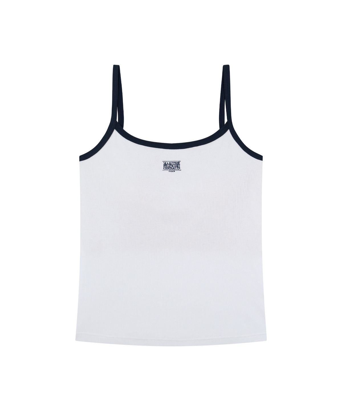 마리떼 프랑소와 저버(MARITHÉ + FRANҪOIS GIRBAUD) UNDERWEAR W CLASSIC LOGO RINGER CAMI BRA TOP white