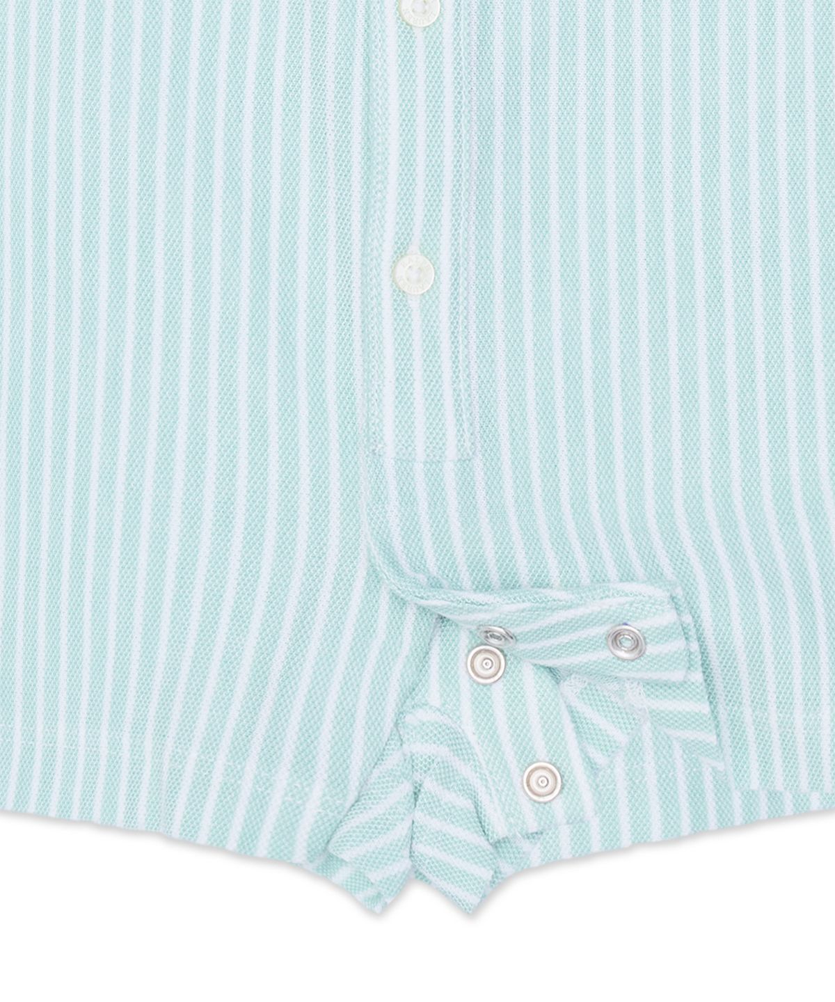 폴로 랄프 로렌 칠드런(POLO RALPH LAUREN CHILDREN) 스트라이프 니트 옥스포드 쇼트올-그린