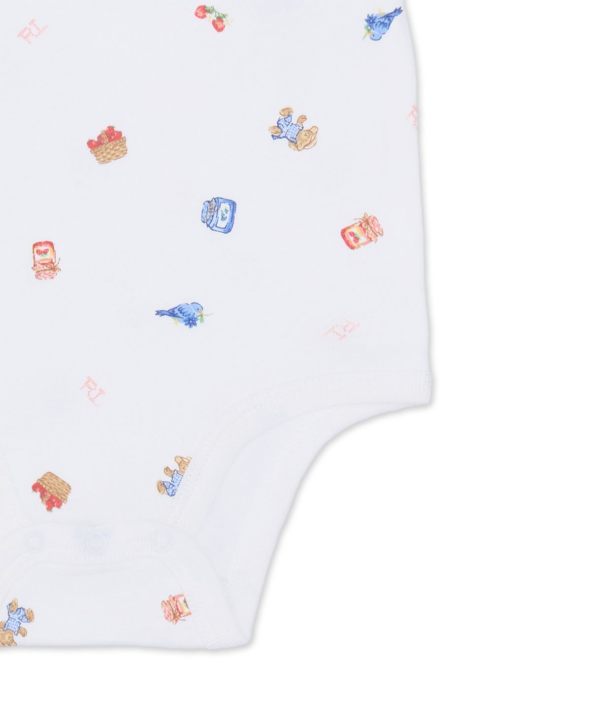 폴로 랄프 로렌 칠드런(POLO RALPH LAUREN CHILDREN) 폴로 베어 코튼 바디수트 투팩-핑크