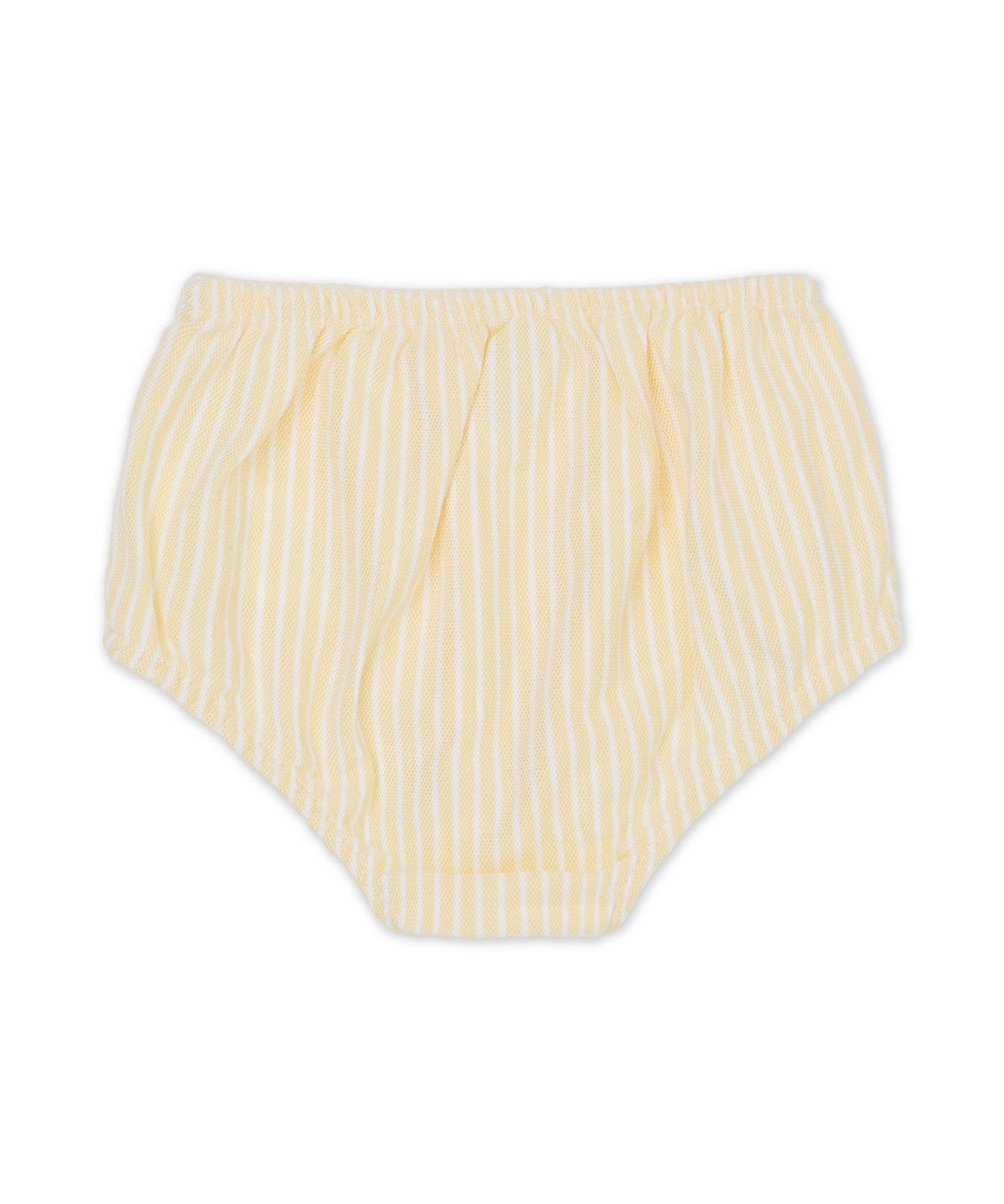 폴로 랄프 로렌 칠드런(POLO RALPH LAUREN CHILDREN) 벨트 옥스포드 메시 폴로 드레스 앤 블루머-옐로우