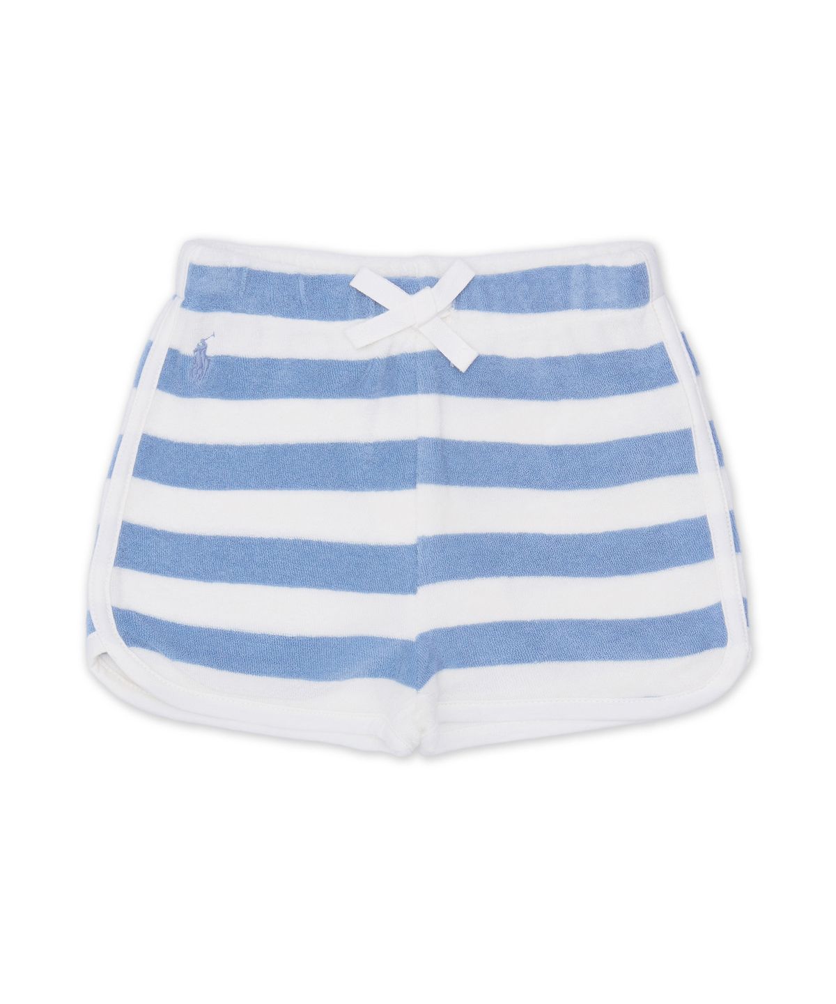 폴로 랄프 로렌 칠드런(POLO RALPH LAUREN CHILDREN) 스트라이프 테리 폴로 셔츠, 쇼트 앤 햇-멀티 컬러