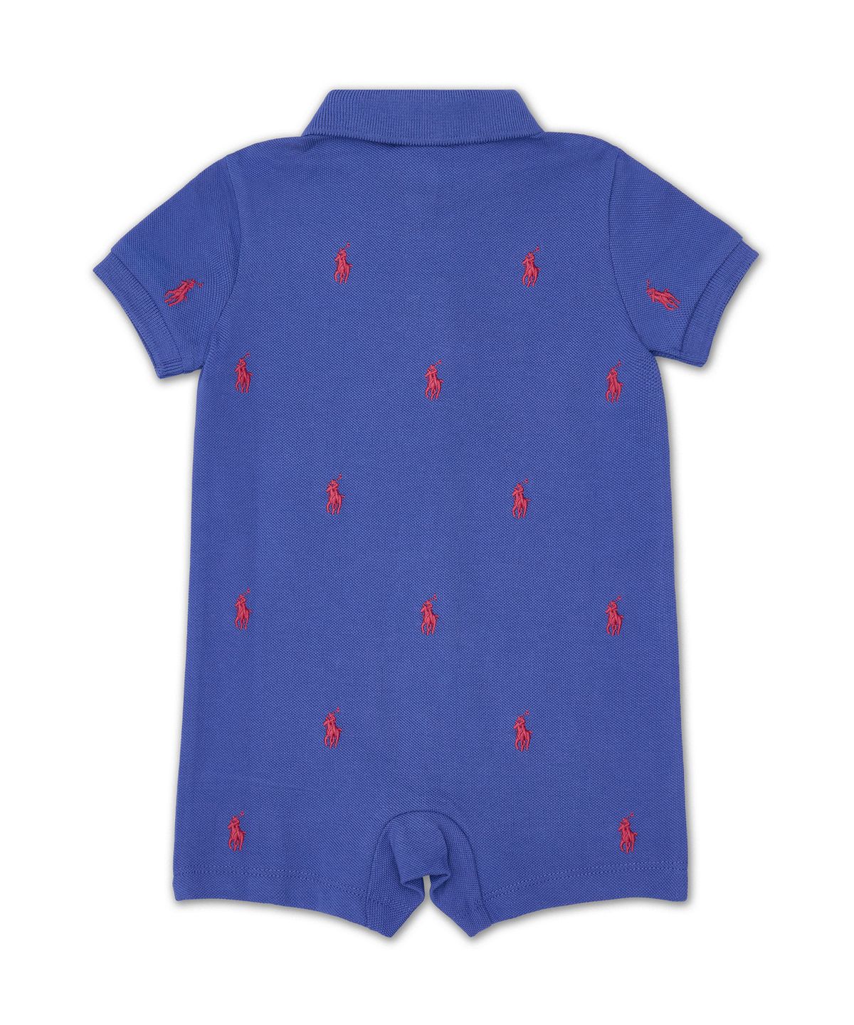 폴로 랄프 로렌 칠드런(POLO RALPH LAUREN CHILDREN) 폴로 포니 코튼 메시 폴로 쇼트올-멀티 컬러