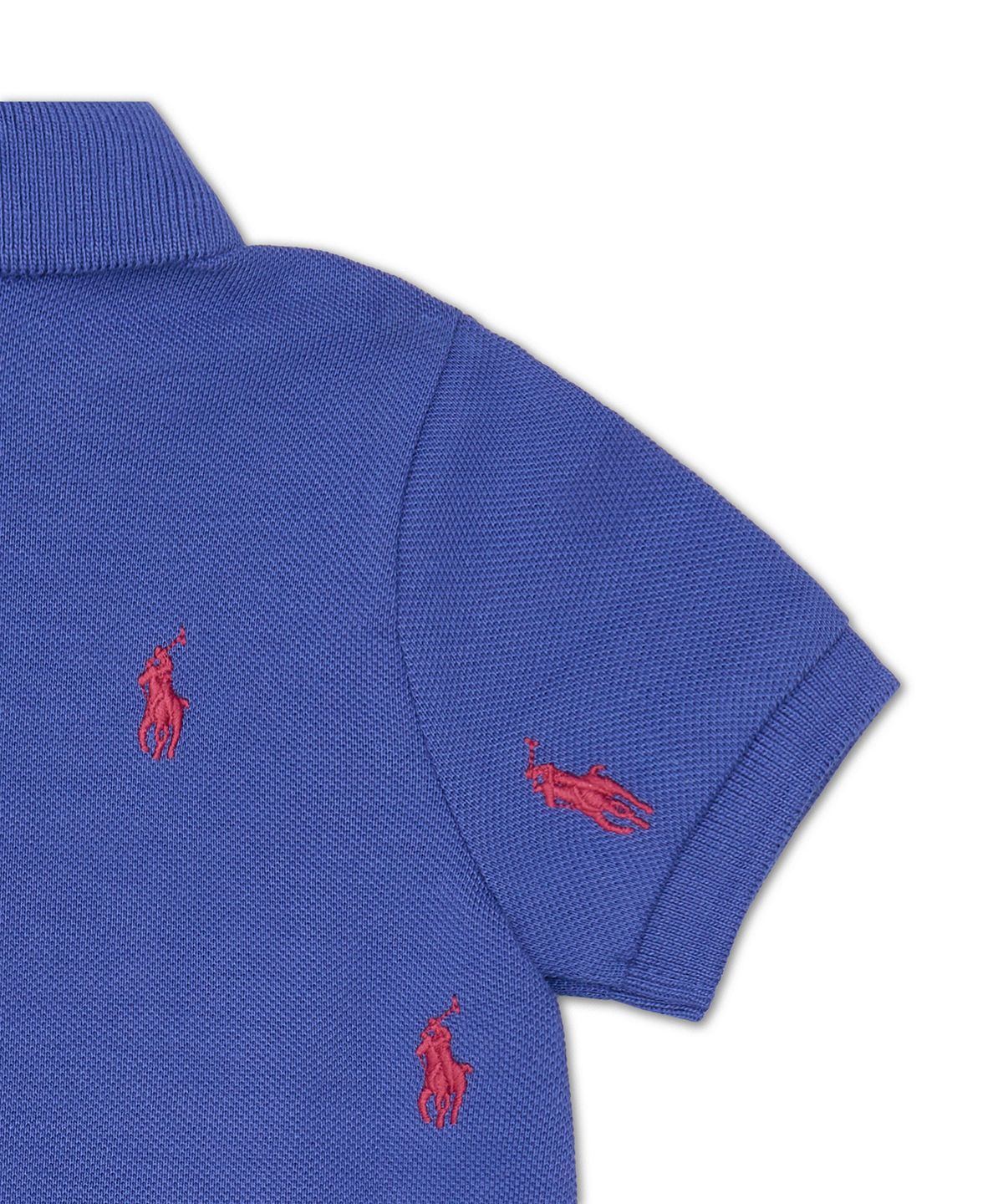 폴로 랄프 로렌 칠드런(POLO RALPH LAUREN CHILDREN) 폴로 포니 코튼 메시 폴로 쇼트올-멀티 컬러